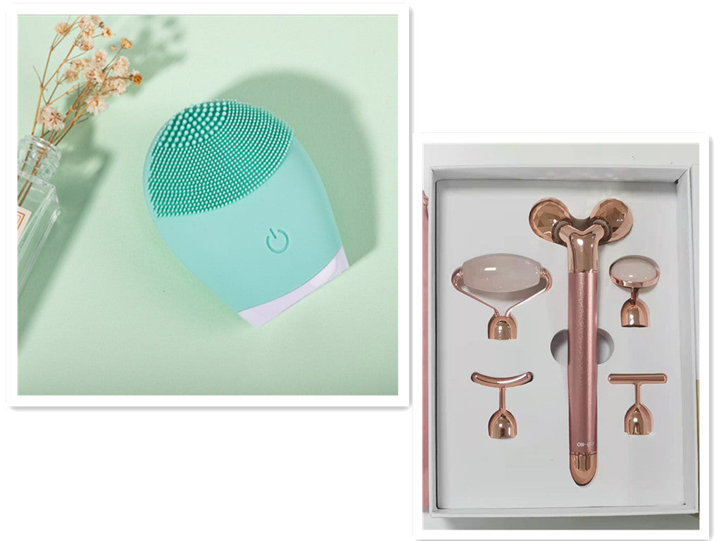 Electric Ultrasonic Silicone Facial Cleanser Electric Ultrasonic Silicone Facial Cleanser
